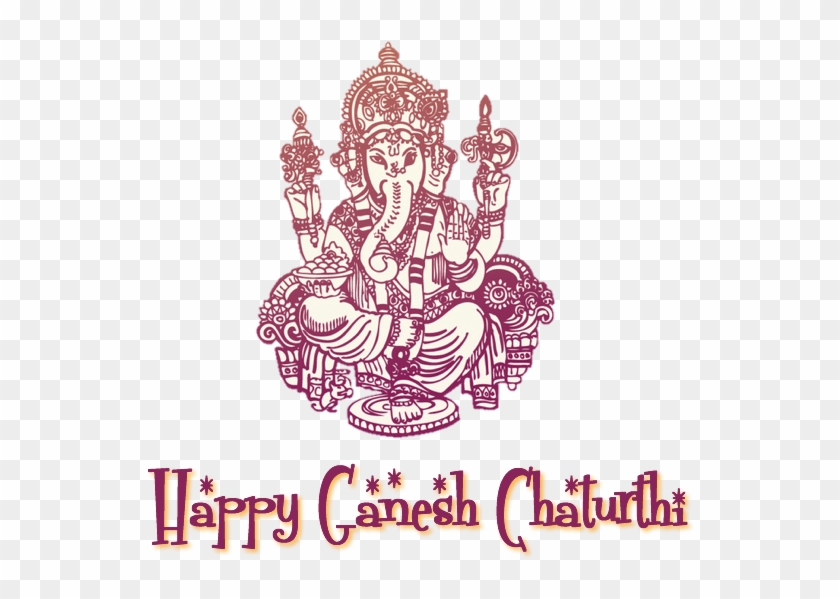 Ganesh Drawing Crown - Hindu Muslim Eid Mubarak Clipart #2502282