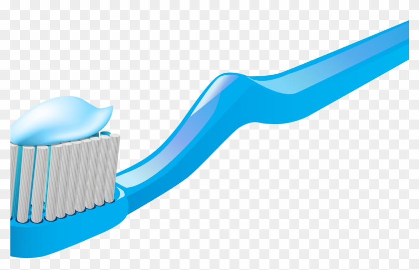 Toothbrush With Toothpaste Png Clipart #2502287
