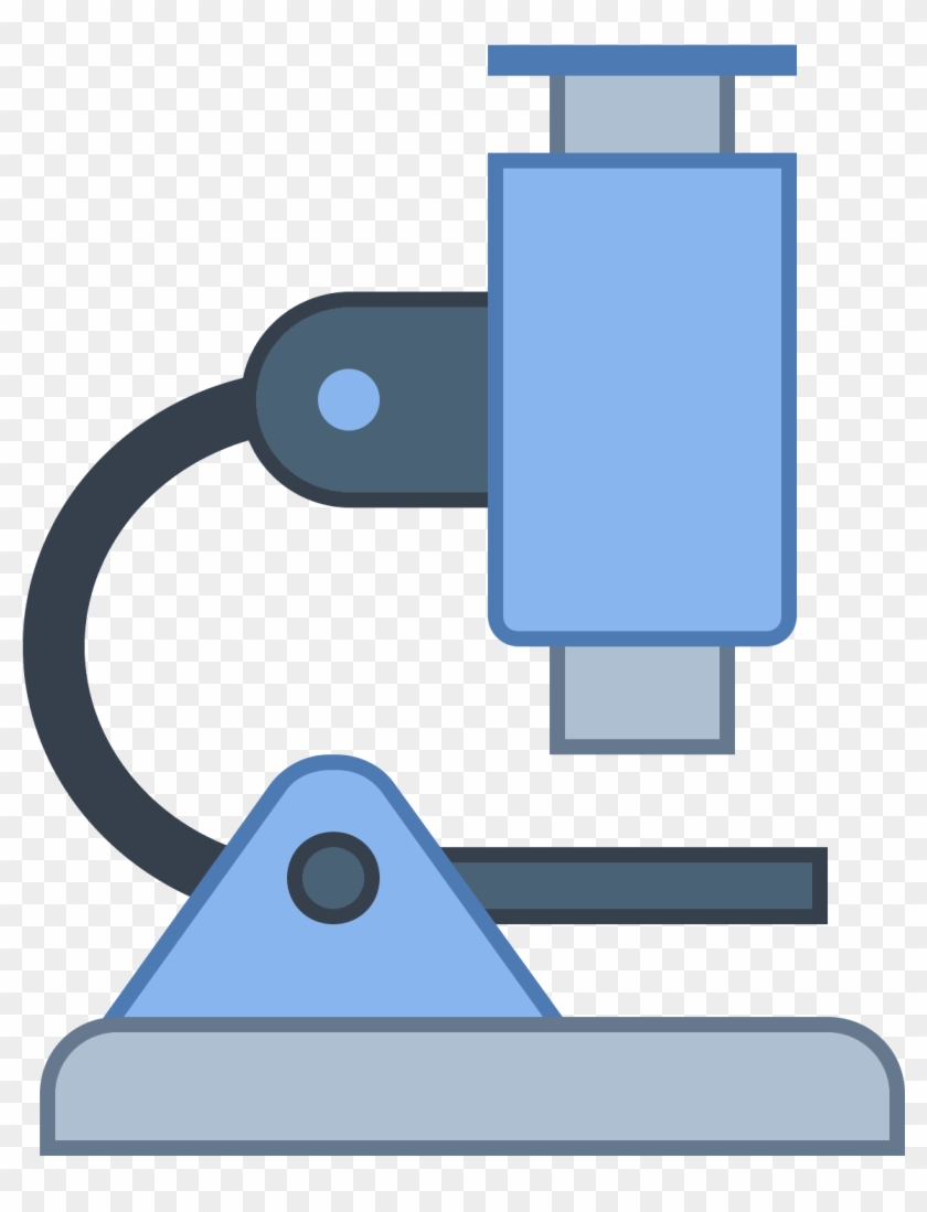 The Icon Is Depicting A Microscope - Transparent Microscope Clipart - Png Download
