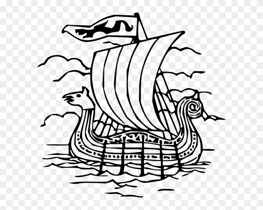 Clip Art Transparent Download Clip Art At Clker Com - Viking Ships Clip Art - Png Download