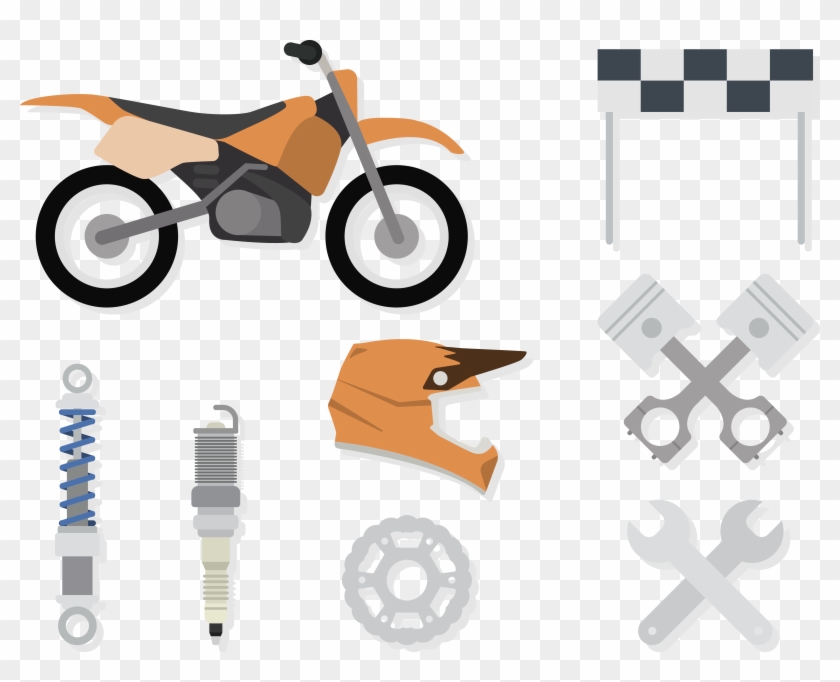 Tire Clipart Motorbike Tyre - Motorcycle - Png Download