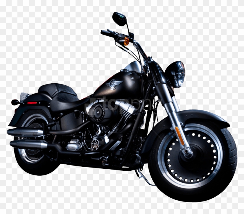 Download Black Color Harley Davidson Motorcycle Bike - Harley Davidson Black Color Clipart #2503566