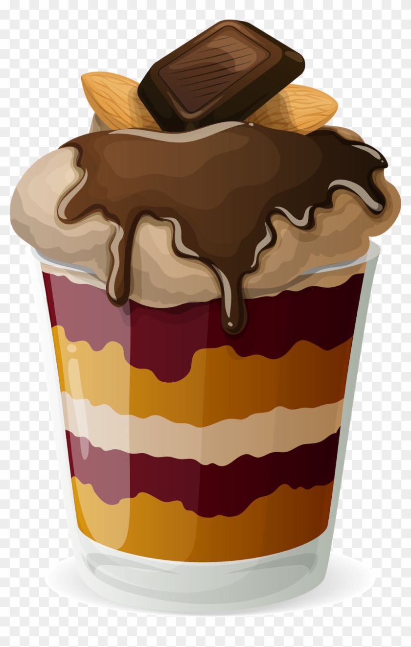 Ice Cream - Desain Dessert Clipart