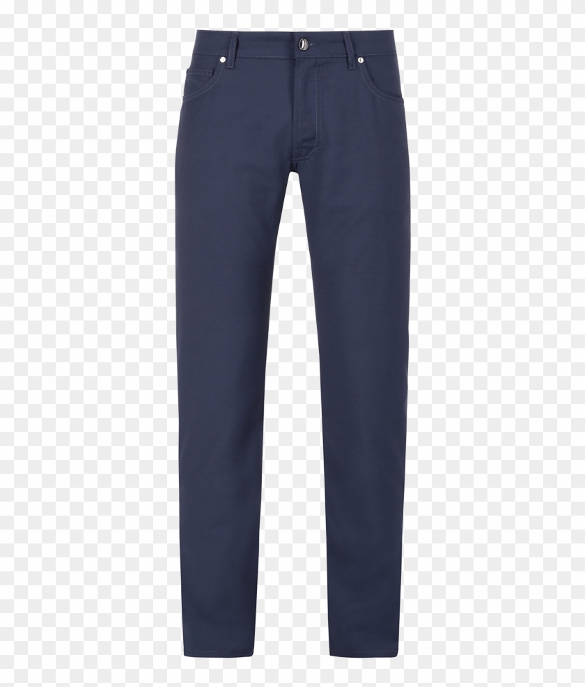 Blue Stretch Wool Trousers - Trousers Clipart #2503884