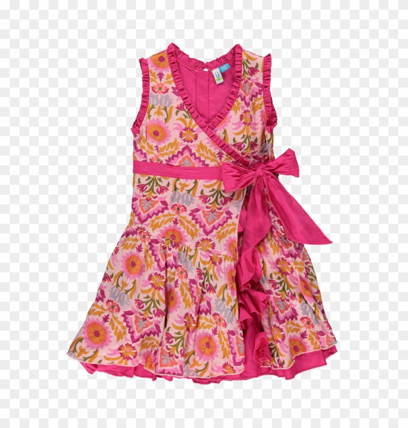 Blu Dress For Girl 4-12y - Vetement Pour Fille Png Clipart