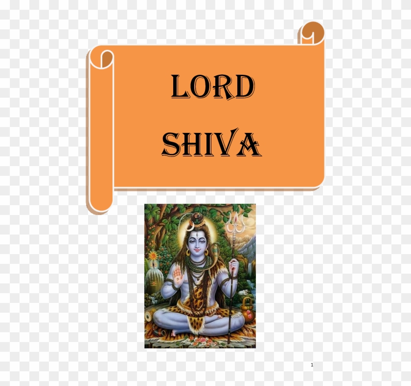 Docx - Mahadeva Shiva Clipart