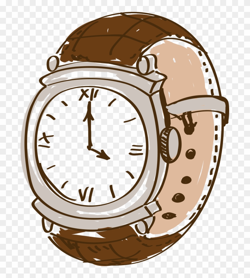 Watch Cartoon Drawing Clip Art - Cartoon Watches In Png Transparent Png #2505003