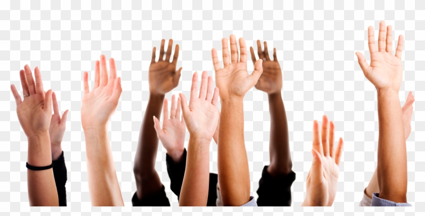 It Takes Somebody - Kids Hands Raised Clipart