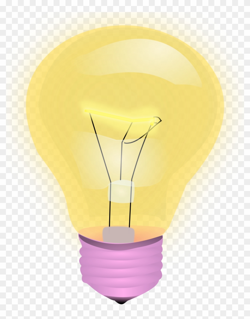 Light Bulb Vector Clipart Image Free Stock Photo Public - Sky Lantern - Png Download #2505489