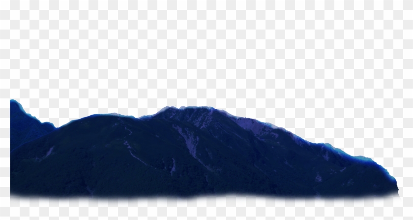 New Nighttime Mountains For Pit Bg - Mountains At Night Transparent Clipart