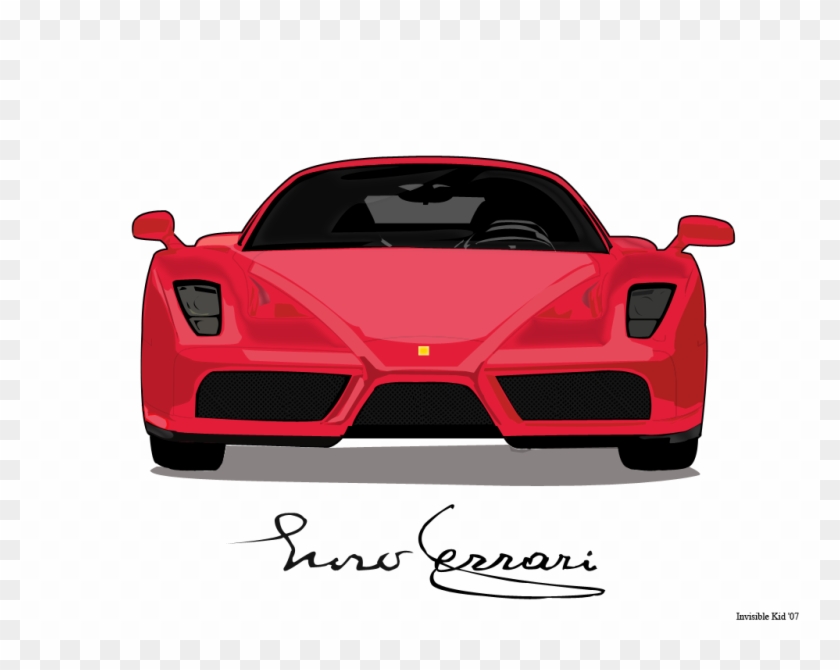 Ferrari Vector Png - Enzo Ferrari Clipart #2506574