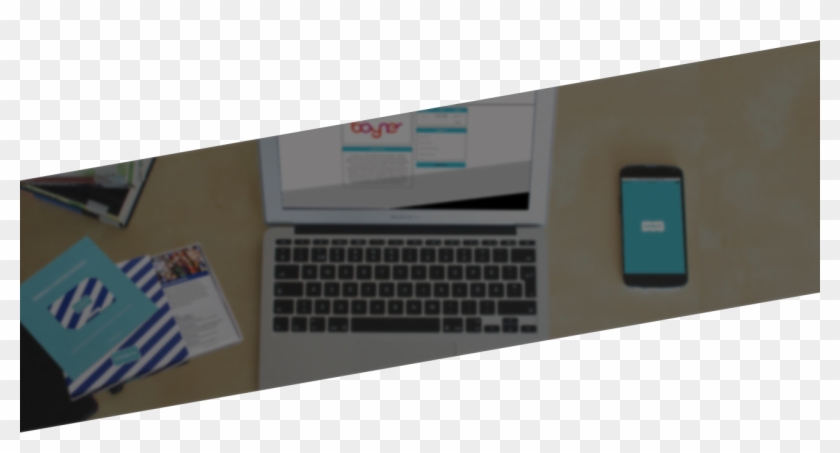 Kart Mobi̇l Uygulama Deneyi̇m Paketi̇ - Macbook Top View Mockup Desk Clipart #2506965