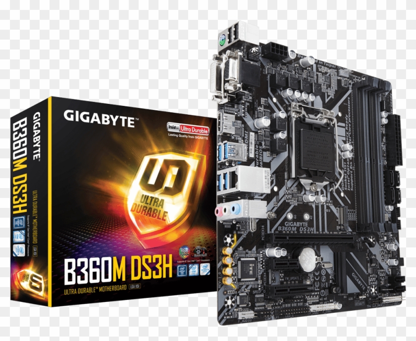 Gigabyte B360m Ds3h Price In India Clipart