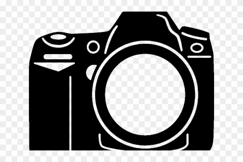 Lens Drawing Clipart - Dslr Camera Png Logo Transparent Png