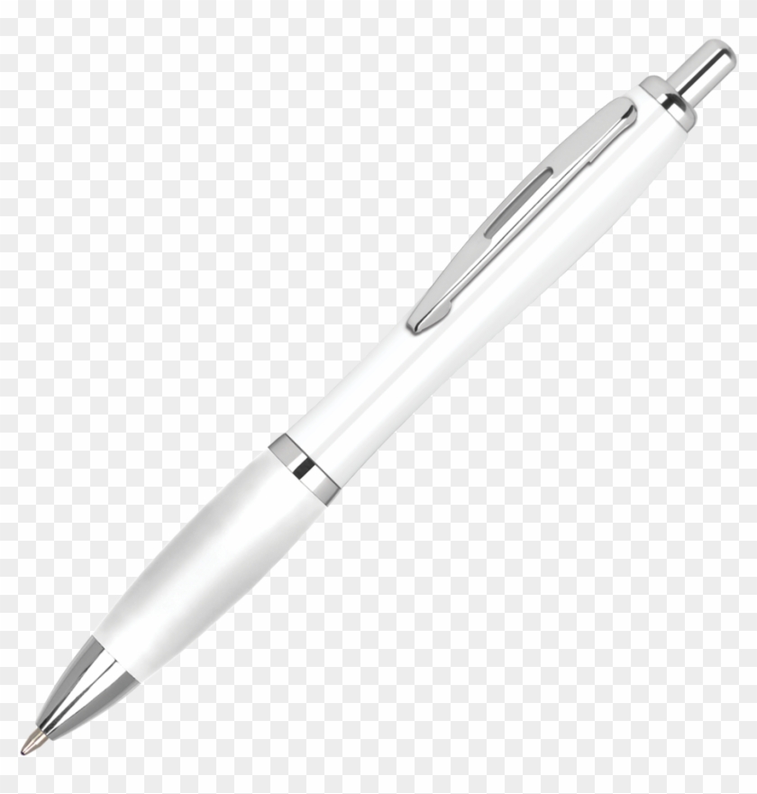 White Pen Png - White Contour Ballpen Clipart #2507540