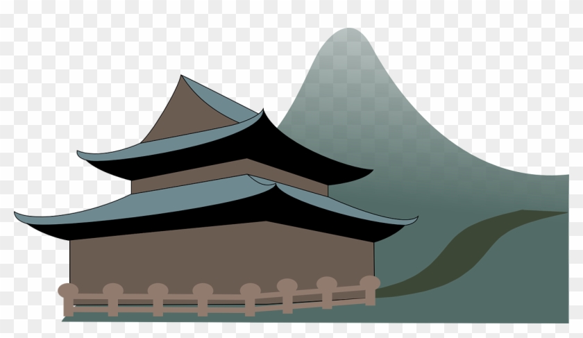 Pagoda Temple Japan China Korea Png Image - Temple Clip Art Transparent Png #2508720
