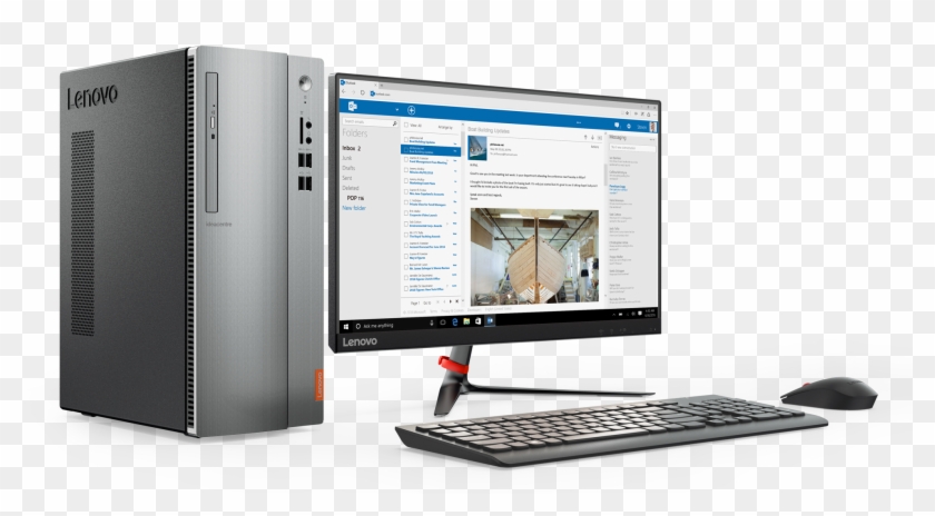 04 Ideacentre 310s 510 Productivity Hero Shot Outlook - Lenovo Ideacentre Ic510s 08ikl Clipart