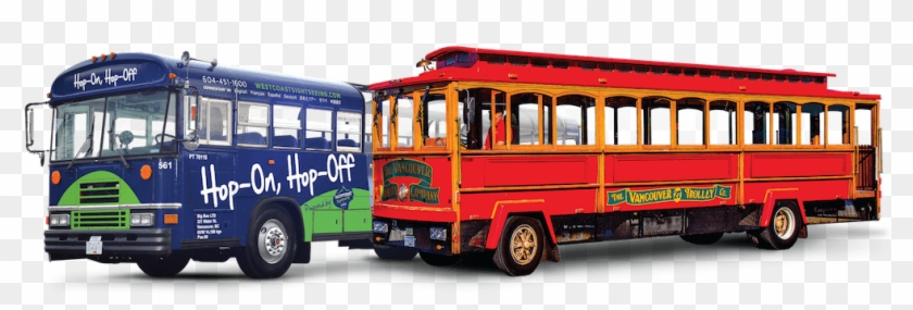 Open Top And Trolley Web - School Bus Clipart