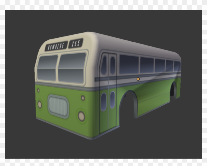 Adjust The Metallicfactor And Roughnessfactor On The - Bus Back 3d View Clipart