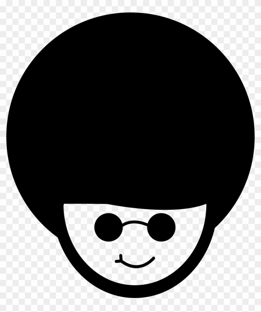 Afro Cartoon Png - Afro Hair Icon Clipart #2510135