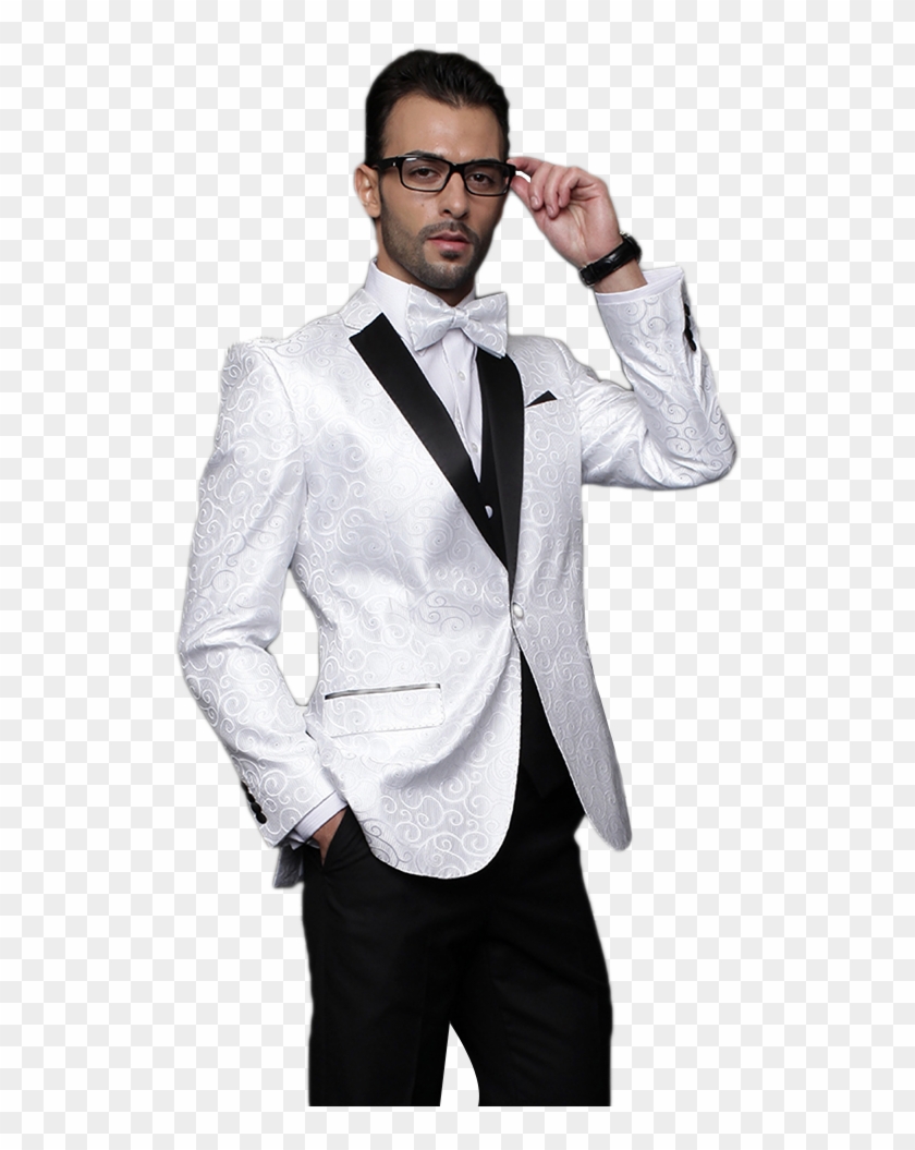Clothes Transparent Male - White Suit Men Black Pant Clipart #2510369