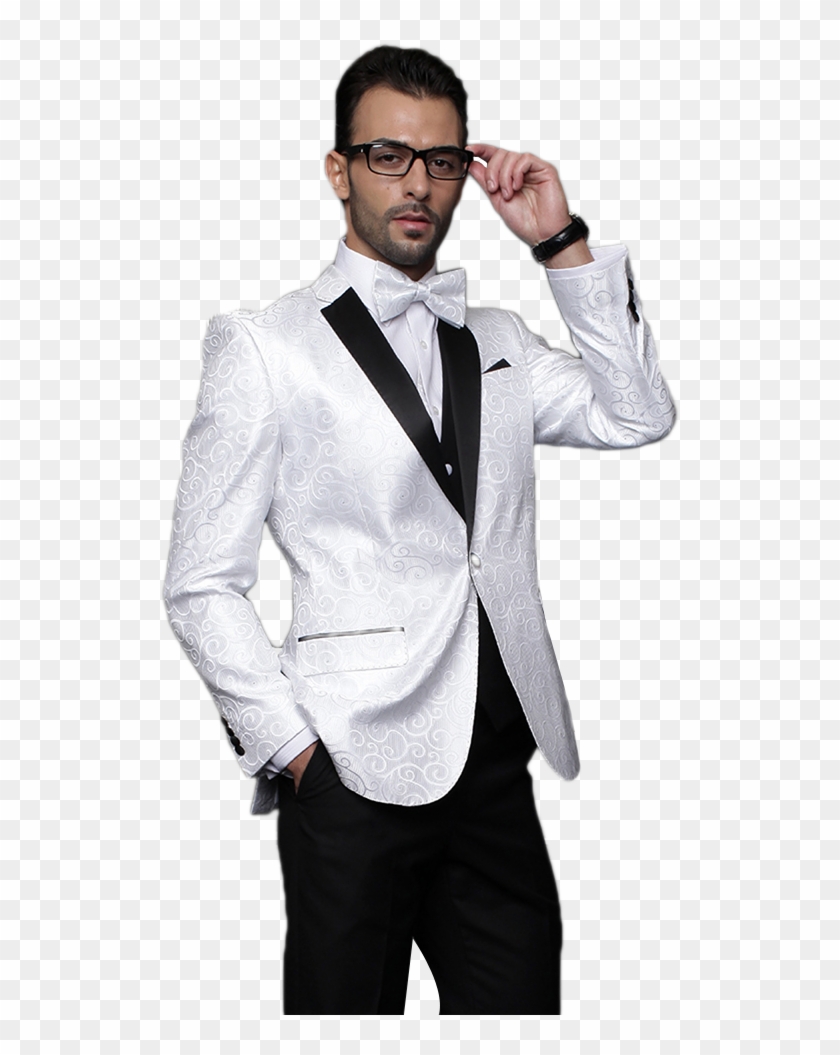 Clothes Transparent Male - White Suit Men Black Pant Clipart
