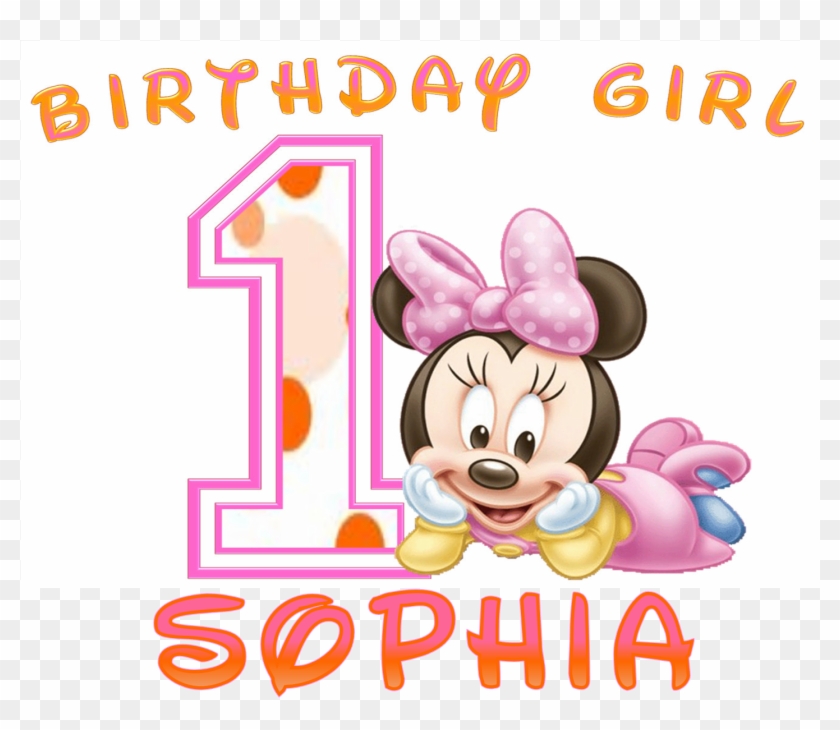 Graphic Stock Minnie Mouse Girls Shirt - Minnie Mouse Pink Baby Clipart