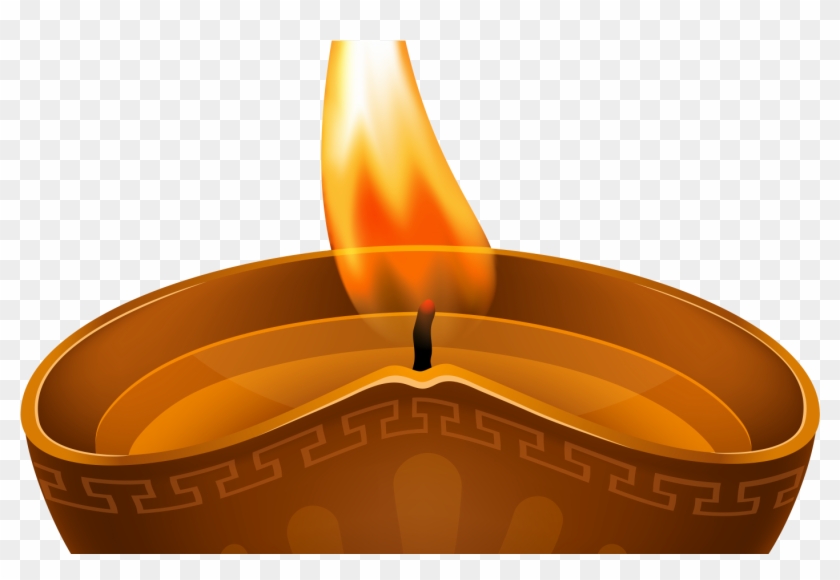 Diwali Candle Clipart - Png Download #2510994