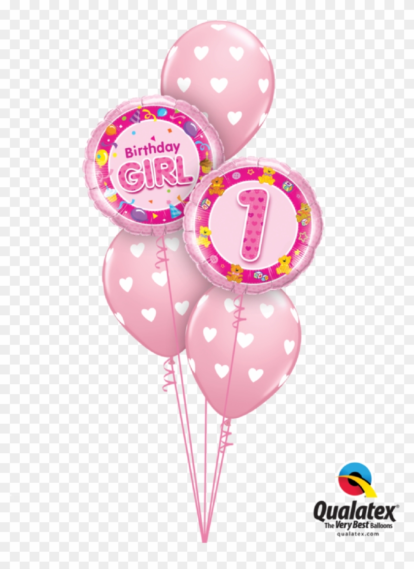 First Birthday Balloon Classic Display Bouquet - Balloon Clipart