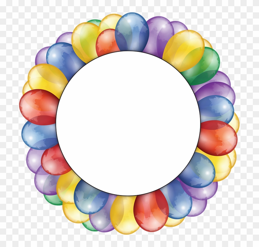 Free Birthday Png To Copy - Balloon Circle Png Clipart #2511259