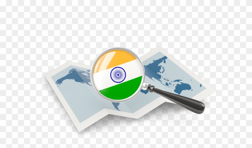 South Africa Map With Flag Icon Clipart #2512253