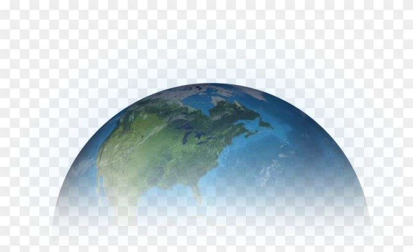 Globe Half Of The Earth Png Clipart Pikpng