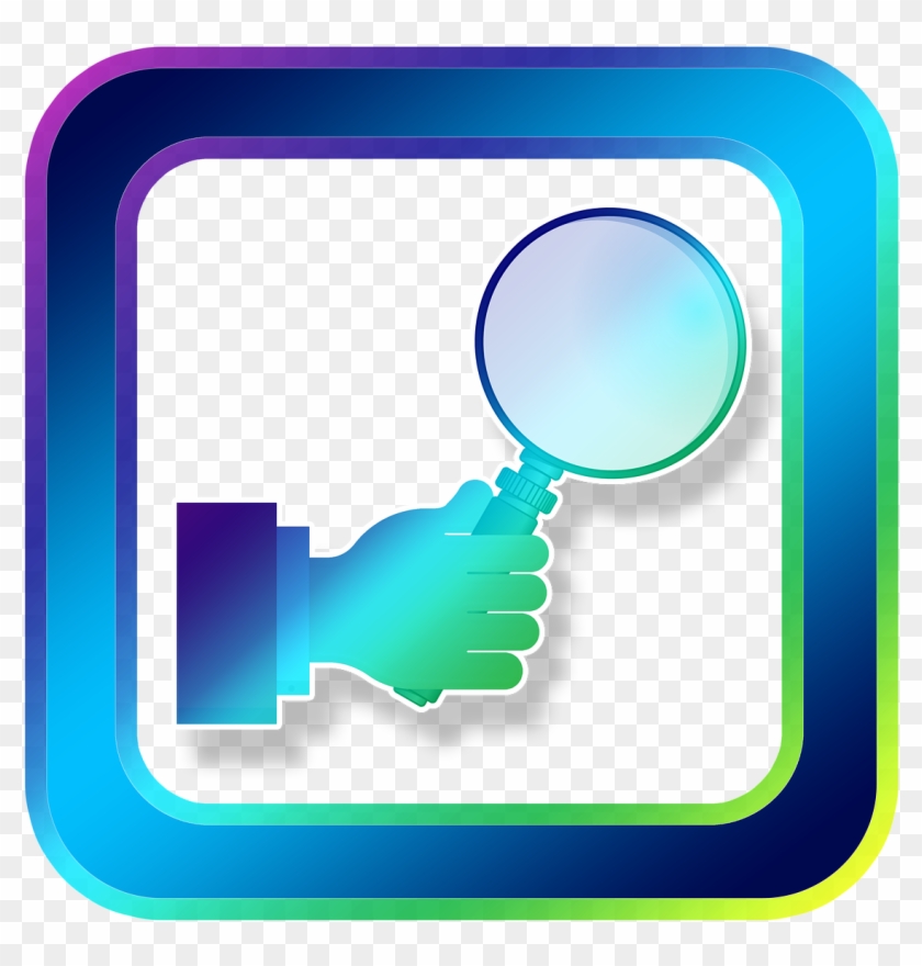 Icon, Magnifying Glass, Hand, Investigation, Analysis - Private Investigator Clipart #2513194
