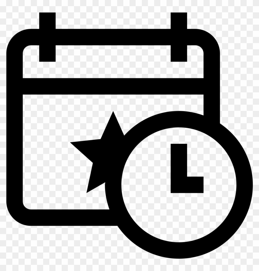 Event Accepted Tentatively Icon - Calendar Icon Png Transparent Clipart #2513567