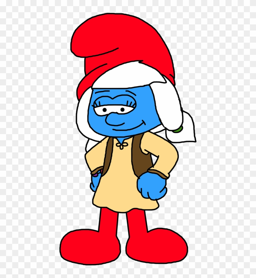 Here's Smurfwillow, The Female Counterpart Of Papa - The Smurfs Clipart #2514239