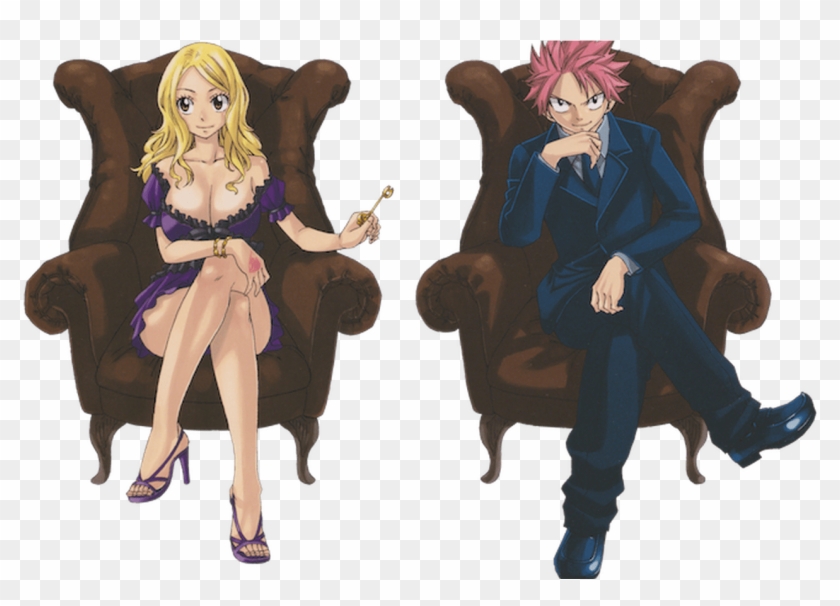 Natsu Dragneel En Costard , Png Download - Lucy Heartfilia Và Natsu Dragneel Clipart