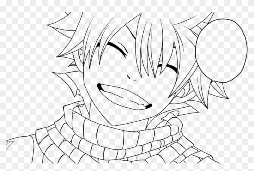 Fairy Tail Chapter - Natsu Fairy Tail Black And White Clipart #2515280
