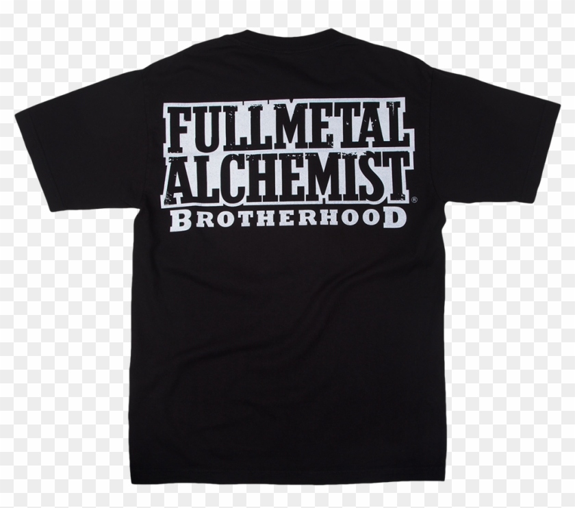 Full Metal Alchemist Brothers Black Tee - T-shirt Clipart #2515522