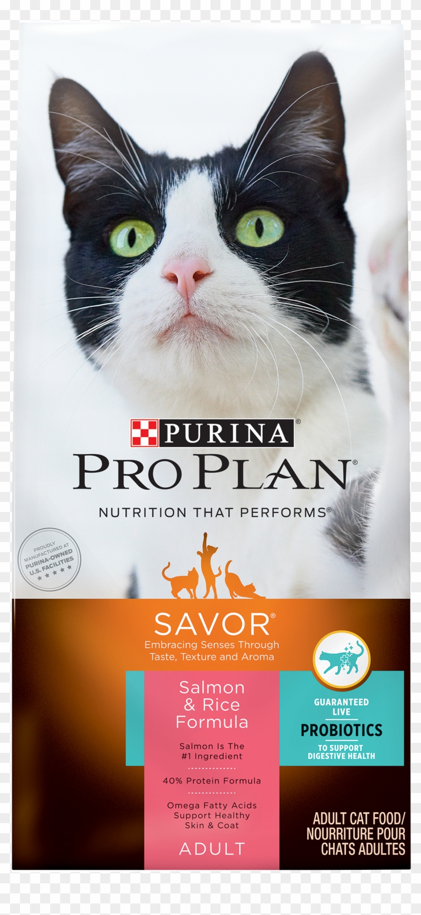 Purina Pro Plan Savor With Chicken & Rice Adult Dry - Purina Pro Plan Salmon Cat Clipart #2516341