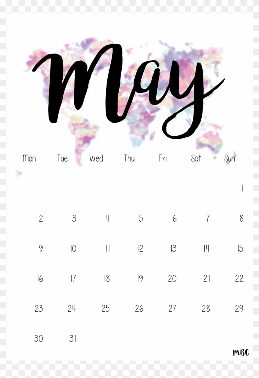 Cute Tumblr Wallpaper, Cute Wallpapers, May 2018 Calendar, - Fondos De Pantalla De Los Meses Del Año Clipart