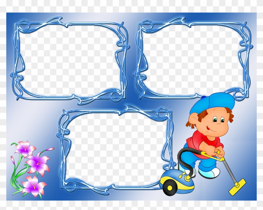 Kids Frames - Baby Background Frame Png Clipart