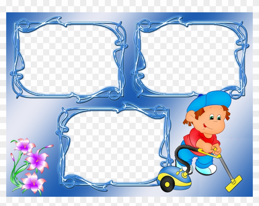 Kids Frames - Baby Background Frame Png Clipart #2517419