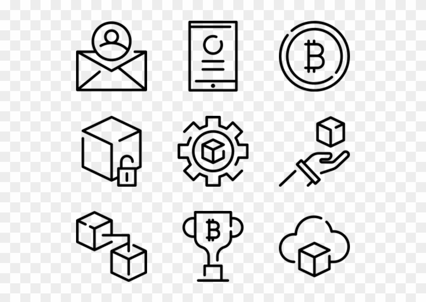 Blockchain - Illustration Clipart