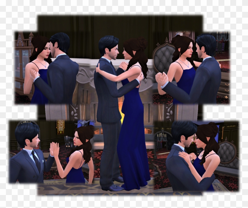 Send Me ☼ And A Character In My Ask - Sims 4 Vampire Diaries Poses Clipart #2518294