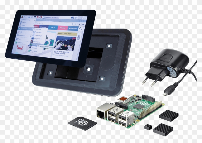 Rasp 3 Bdl 7td - Raspberry Pi 3 Touch Clipart #2518322
