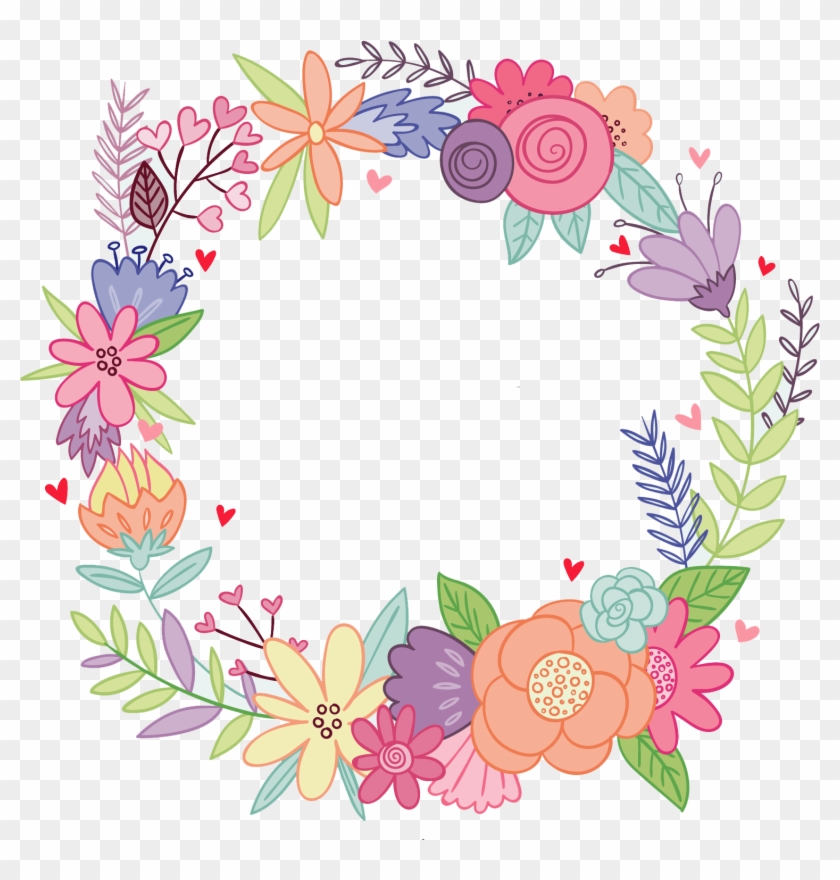 Mexican Clipart Flower Crown - Corona Flores Dibujo Png Transparent Png  (#2518327) - PikPng