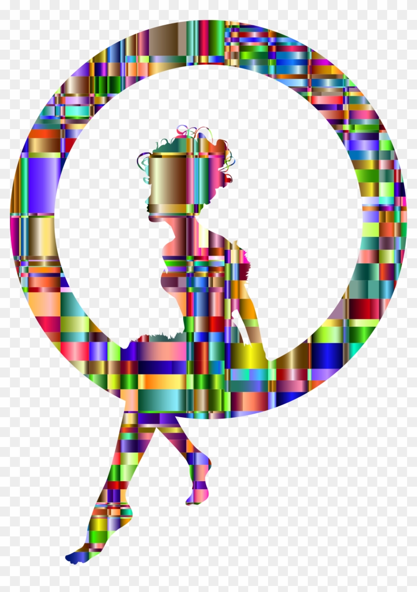 This Free Icons Png Design Of Chromatic Checkered Fairy - Circle Clipart #2518357