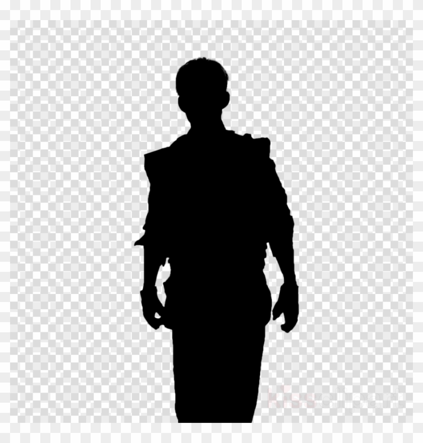 Man In Suit Silhouette Png - Gym Icon Transparent Background Clipart #2518452
