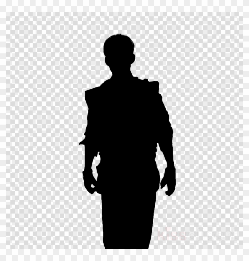 Man In Suit Silhouette Png - Gym Icon Transparent Background Clipart