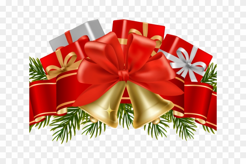 Merry Christmas Banner Decoration With Free Download - Christmas Decorations Png Clipart